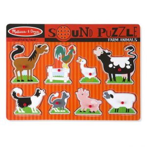 Boerderij puzzel met geluiden Melissa and Doug - 013 - autisme