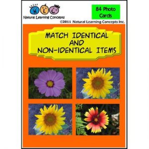 Flashkaarten Matchen identieke en niet-identieke voorwerpen natural learning concepts - 029 -