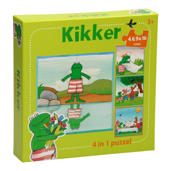 De Wereld Van Kikker Puzzel (4 in 1)