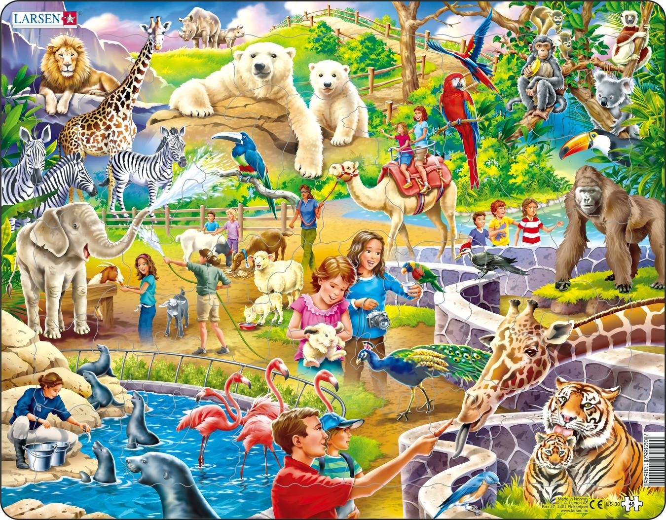 Puzzel: Dierentuin (48 - Educratief