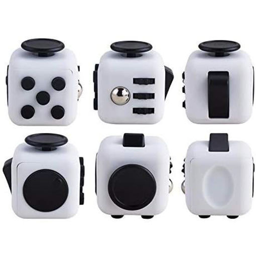Fidget Cube Zwart Wit Educratief Fidget Cube Zwart Wit Educratief