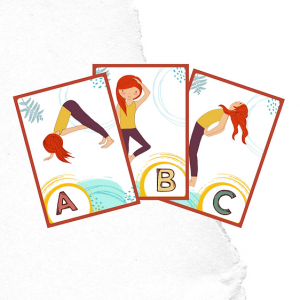 Kaartenset Yoga ABC