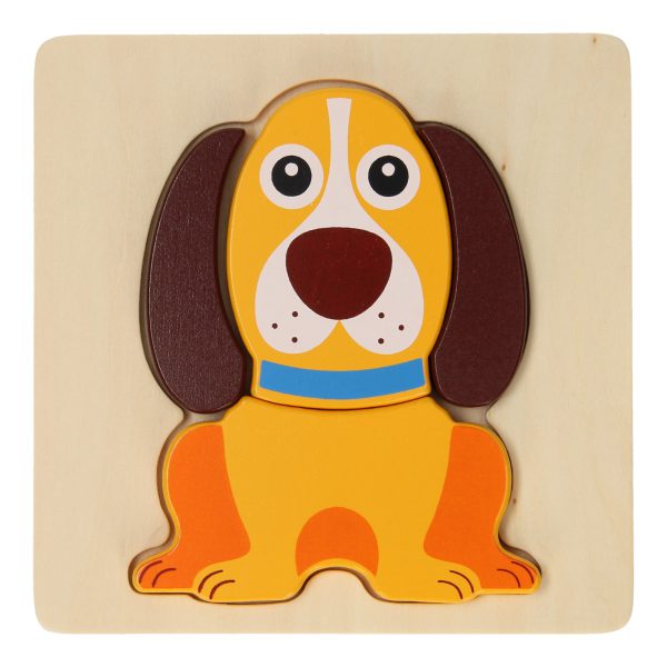 Houten Dierenpuzzel Hond