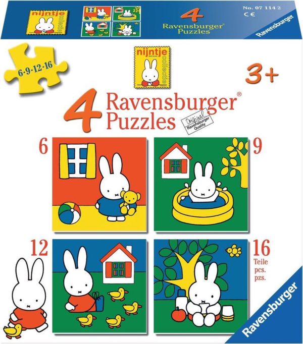 nijntje 4 in 1 puzzel