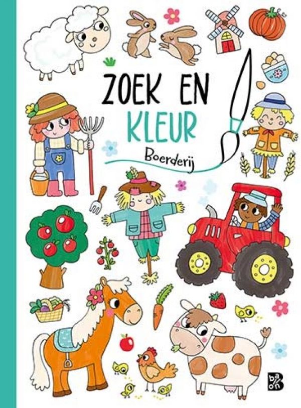 Zoek en Kleur De Boerderij