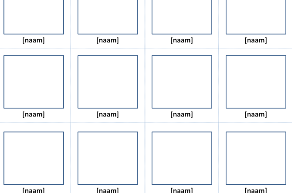 PECS SJABLOON EDUCRATIEF (12 stuks)