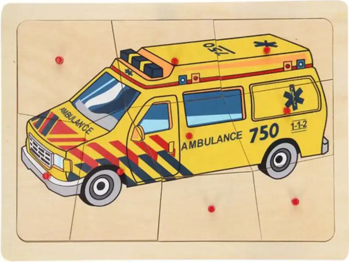 Knoppuzzel Ambulance