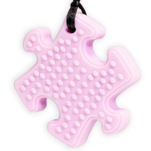 Bijtketting Puzzelstuk Roze